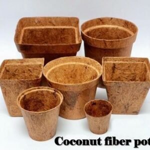Coconut fiber pots