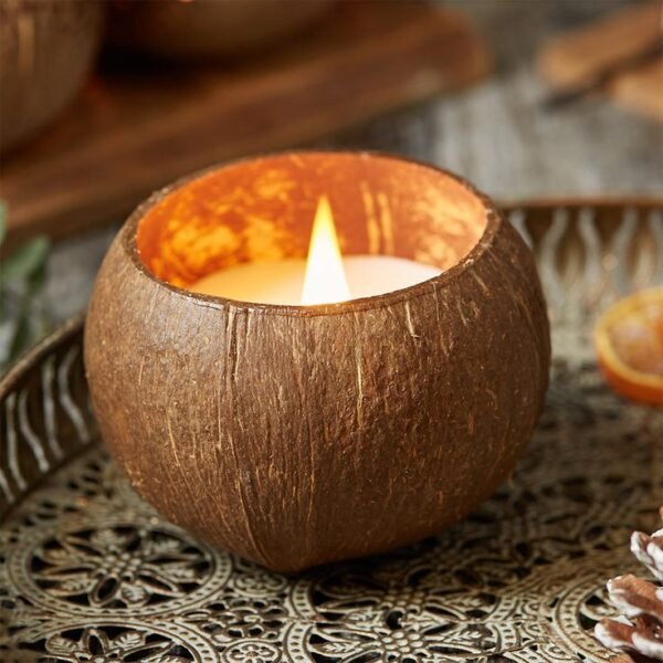 Coconut Shell Candles - Image 2