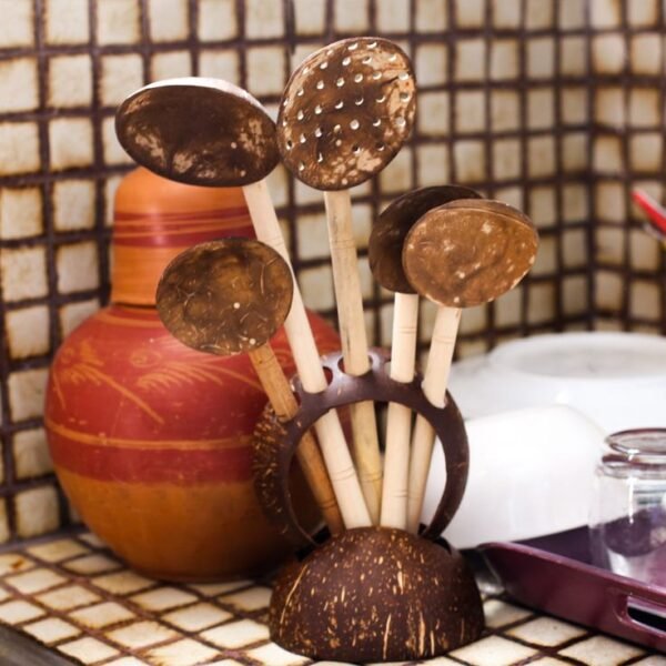 Coconut shell spoons - Image 2