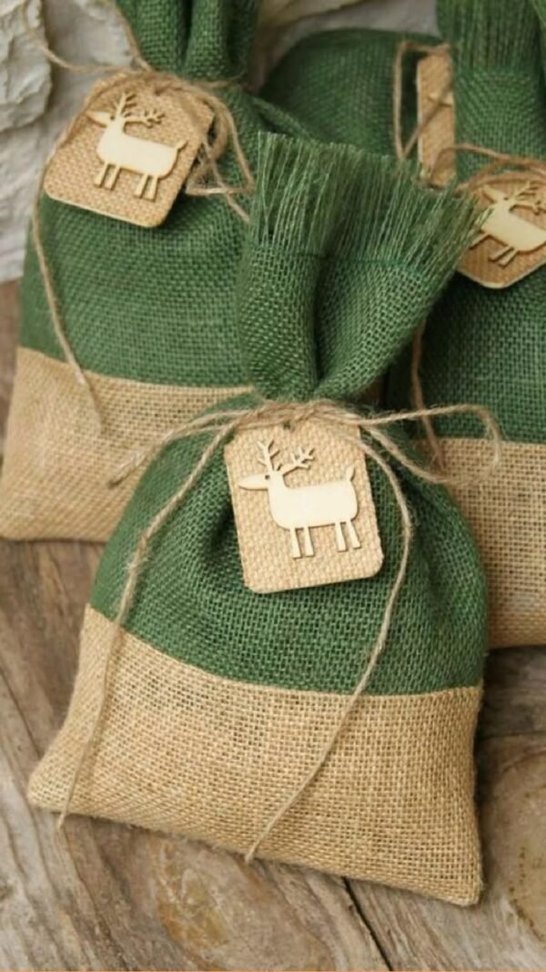 Jute gift packging pouches - Image 5